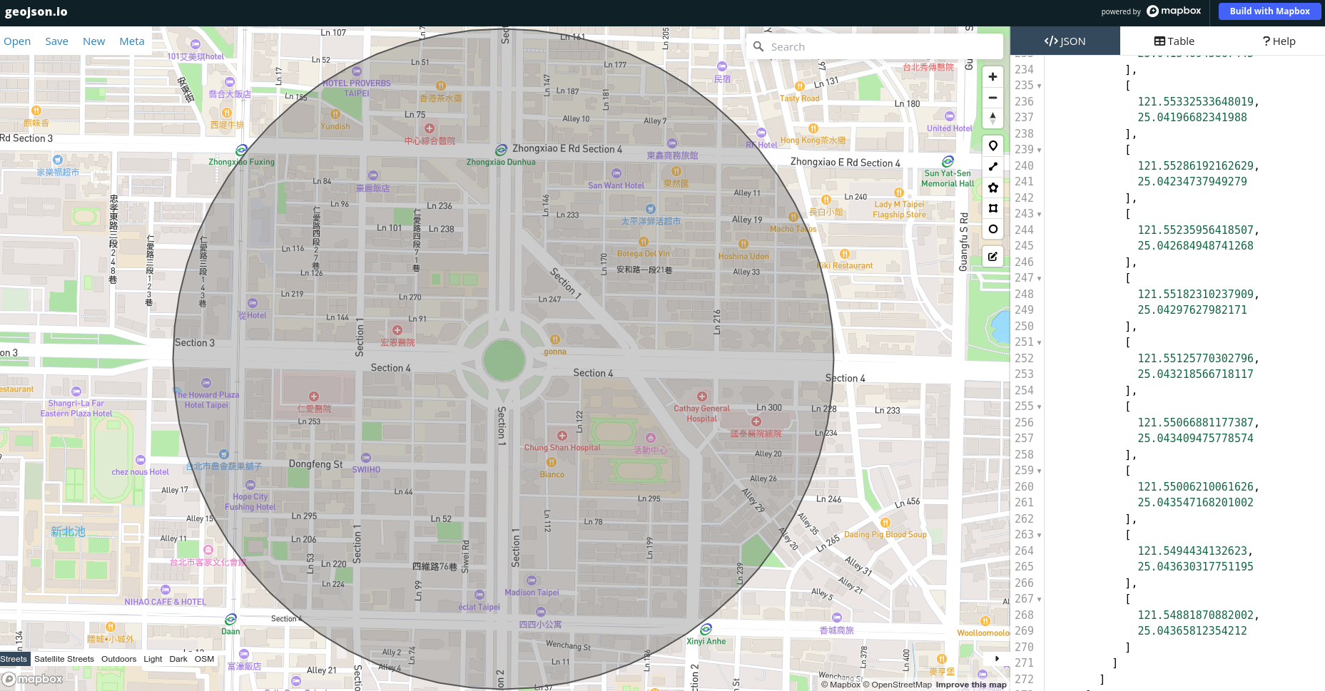 Example GeoJSON